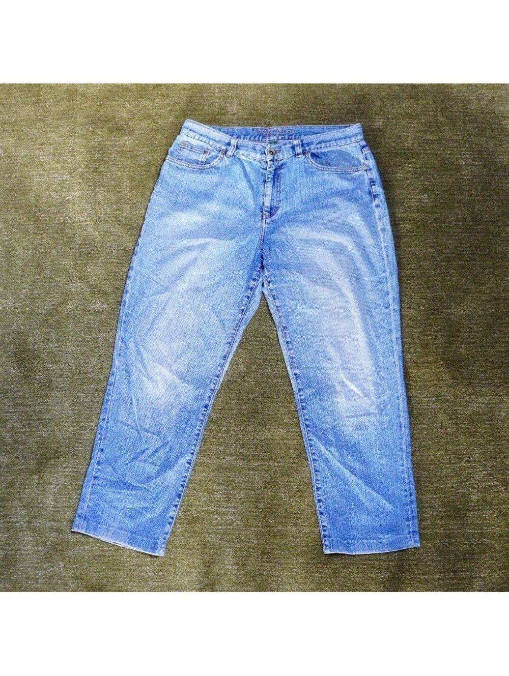 Lauren Jeans Co. Premium Light Blue Denim Jeans Size 10